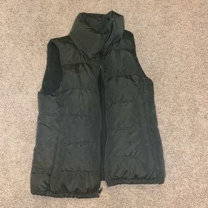 Old Navy green puffer vest